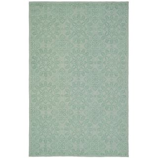 Martha Stewart Terrazza Turquoise Cotton Rug (56 x 86)