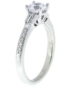 14k White Gold 1ct TW Diamond Engagement Ring