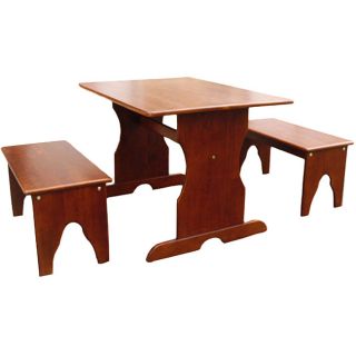 Oak Table with Two Benches Today $181.99 4.0 (1 reviews)