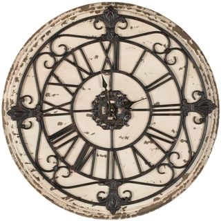 Jerry Antiqued Rust Clock