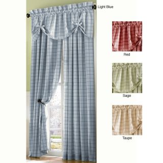 Country Plaid 95 inch Curtain Panel Pair