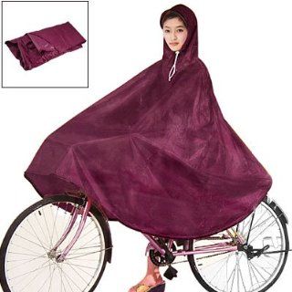 Como Women Men Dark Red Cycling Bicycle Bike Raincoat Rain