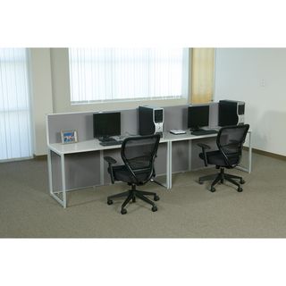 Office Star Box Office Bench Style Four Desk Cubicle