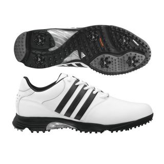 Adidas Mens adiCOMFORT 2 White/ Black Golf Shoes