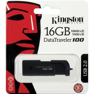Kingston DataTraveler 100 G2 DT100G2/16GBZ Flash Drive   16 GB