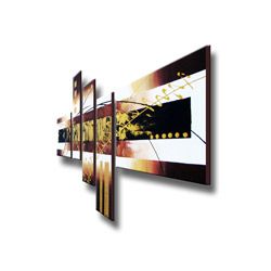 Hand painted Abstract 101 Gallery wrapped Canvas Art Set