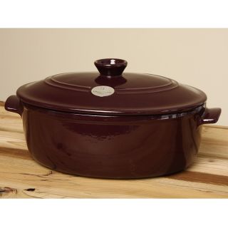 Emile Henry 6.3 quart Flame Top Oval Stewpot Dutch Oven