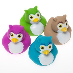 Owl Rubber Ducks Toys & Games