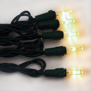 Light Set LED Smart Mini 100 White Rep Bulb Green Wire