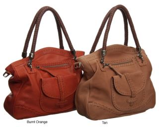 Carla Mancini Leather Satchel style Bag