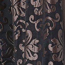 Patterned Faux Silk Jacquard 108 inch Curtain Panel