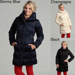 Larry Levine Womens Down Filled Jacket