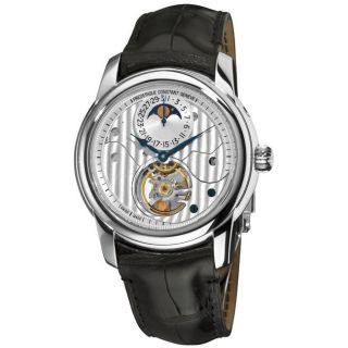 Frederique Constant Mens Heart Beat Moonphase Open Face Watch