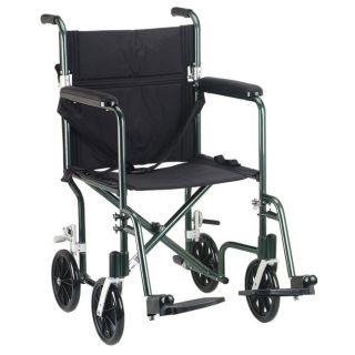 Drive Medical Flyweight 17 Aluminum Transport Wheelchair Today $161