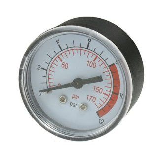 Amico 0.51 Thread Diameter 170 Psi Compressor Barometer Measurement
