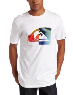 Quiksilver Mens Shadow Tee, White, XX Large Clothing