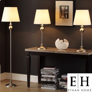 ETHAN HOME Ingot 3 piece Brushed Steel Lamp Set Today $189.99 4.2 (22