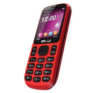 BLU T172 RED Jenny Unlocked Quad Band Dual SIM Phone with