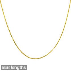 14k Yellow Gold Baby Curb Link Chain (16 20 inches) Today $84.99   $