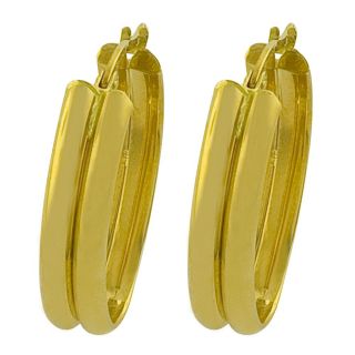 Fremada 14k Yellow Gold Polished Double Oval Hoop Earrings Today $249