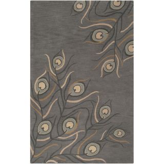 Hand tufted Carpi Dark Grey Floral Wool Rug (33 x 53) Today $198.39