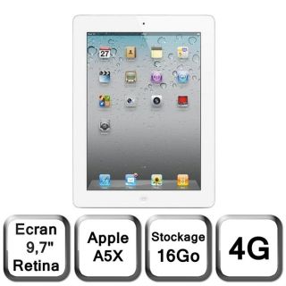 Apple Nouvel iPad blanc 9,7 LED 16 Go 4G   Achat / Vente TABLETTE