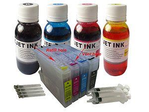 ND TM Brand Dinsink Refillable Ink Cartridge for Brother
