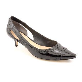 Via Spiga Desperado Kitten Heels Shoes Black Womens New/Disp