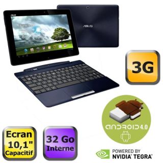 Tablette tactile 3G avec écran 10,1 IPS + Dock clavier avec batterie