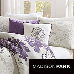 Madison Park Bridgette Floral pattern Cotton 7 piece Comforter Set