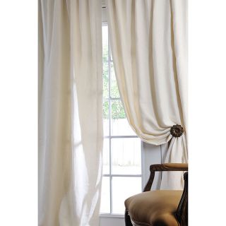 Signature Whitecloud Linen 108 inch Curtain Panel
