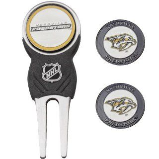 NHL Nashville Predators Logo Divot Tool & Ball Marker Set