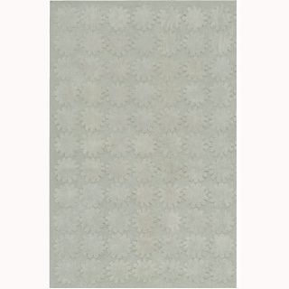 Martha Stewart Astronomy Mercury Grey Cotton Rug (86 x 116