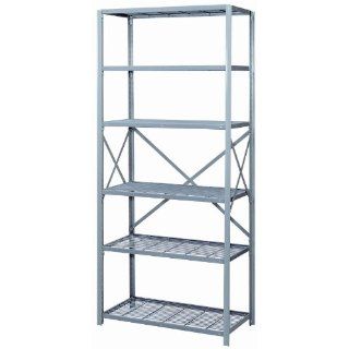 Lyon DD8348SWS 8000 Series Open Shelving Starter with 6 Wire Shelves