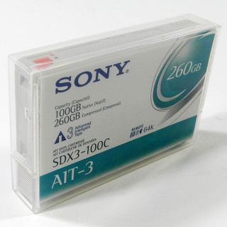 Sony AIT 3 100 260 GB 230M Data Tape (Refurbished)
