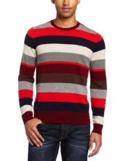 Jack Spade Mens Page Stripe 100% Cashmere Sweater
