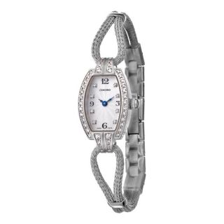 Concord Womens Soiree 18k White Gold Quartz Diamond Watch