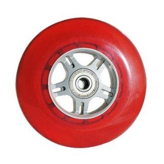 Curb Dog Scooter Wheels Red 100mm with Sealed Cartridge