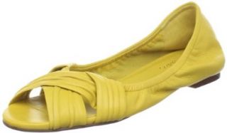 Air Natalie Open Toe Ballet Flat,Sunflower Nappa,10.5 B US Shoes