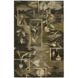 Hand tufted Reflections Black Wool Rug (39 x 59) Today $449.99 Sale