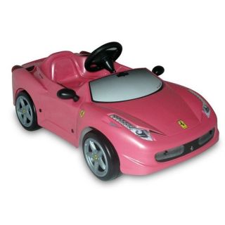 Toys Toys   Ferrari F458 Spider électrique Rose Electrique 6V   Fille