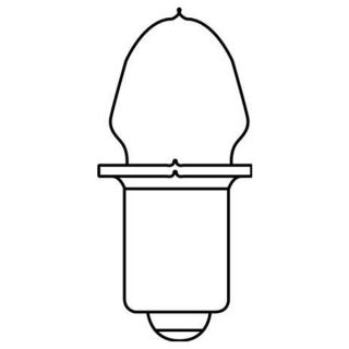 GE Lighting KPR102/BP2 Flashlight Repl Lamp, KPR102, B3 1/2, 2PK