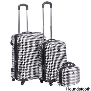 Heys USA Exotic 3 piece Hardside Spinner Luggage Set