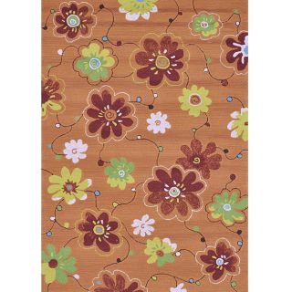 Hand hooked Coventry Spice Floral Rug (76 x 96) Today $359.99