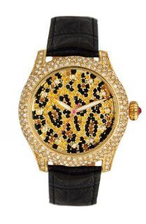 Betsey Johnson Bling Bling Time Leopard Dial Watch Watches 
