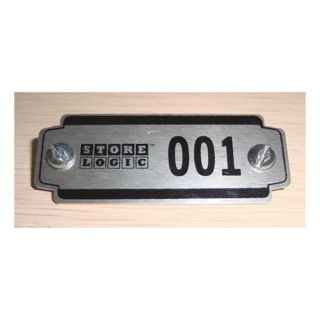 Approved Vendor 2VUW3 Number Plate, Numbers 101 200, PK100