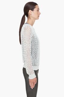 Iro Silver Mohair Blend Sweater for women