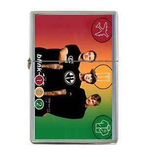 New Order BLINK 182 v2 Flip Top Lighter +Free Gift Box