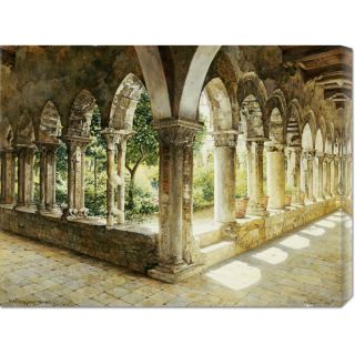Cloisters, Sicily Stretched Canvas Art Today $122.99