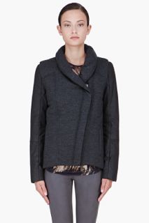 Helmut Charcoal Sonar Wool Jacket for women
